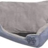 VidaXL Hondenbed Met Gewatteerd Kussengrijs