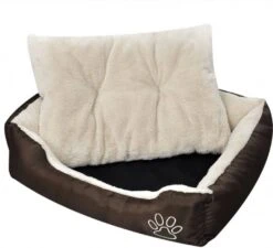 VidaXL Hondenbed Met Gewatteerd Kussen -Dierenwinkel Met Korting vidaxl hondenmand met gevoerd kussen 139971
