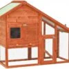 VidaXL Konijnenhok 140x63x120 Cm Massief Vurenhout