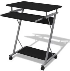 VidaXL Studenten Computerbureau 60 X 40 X 75 Cm(zwart )