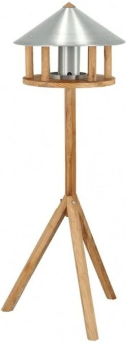 Esschert Design Vogelvoederhuisje Met Silo En Rond Dak Zink -Dierenwinkel Met Korting vidaxl vogelvoederhuisje met silo en rond dak zink 202637