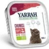 Yarrah 24 + 6 Gratis! Bio Chunks Of Paté, Kattenvoer Bio Chunks Kip Met Bio Kip & Rund