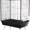 Zolux Vogelkooi Neo Jili Vogelverblijven 78x48x112 Cm Zwart