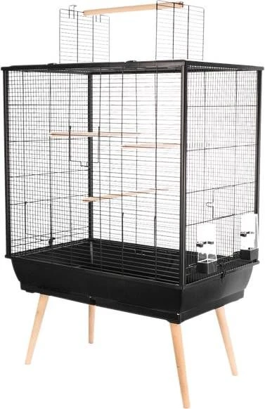 Zolux Vogelkooi Neo Jili Vogelverblijven 78x48x112 Cm Zwart 1 Zolux Vogelkooi Neo Jili Vogelverblijven 78x48x112 Cm Zwart